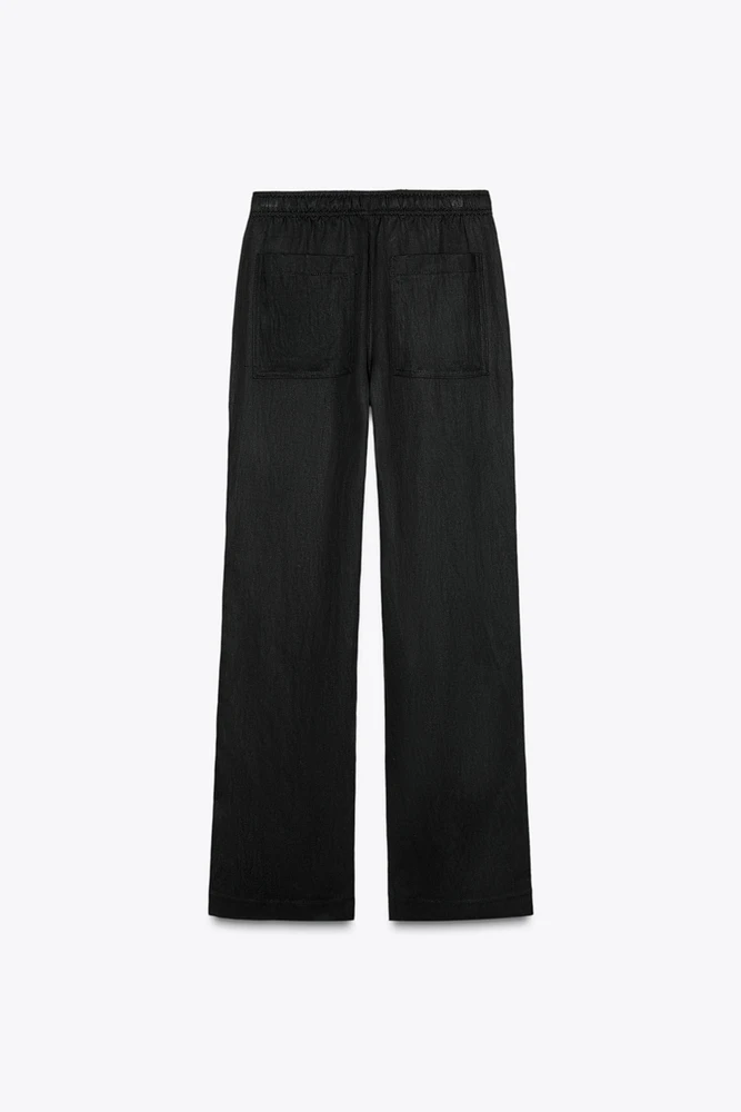 STRAIGHT LEG DRAWSTRING PANTS