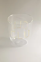 VERRE BOROSILICATE INSCRIPTION