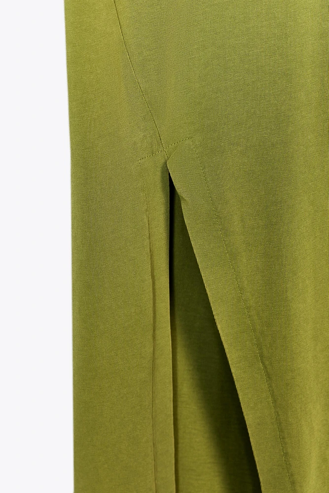 WASHED MIDI DRESS