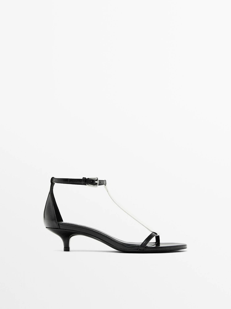 Sandales bride talon