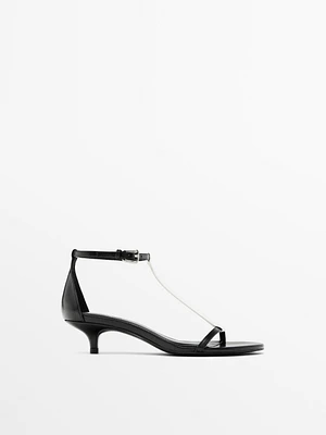 Sandales bride talon