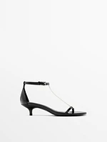 Sandales bride talon