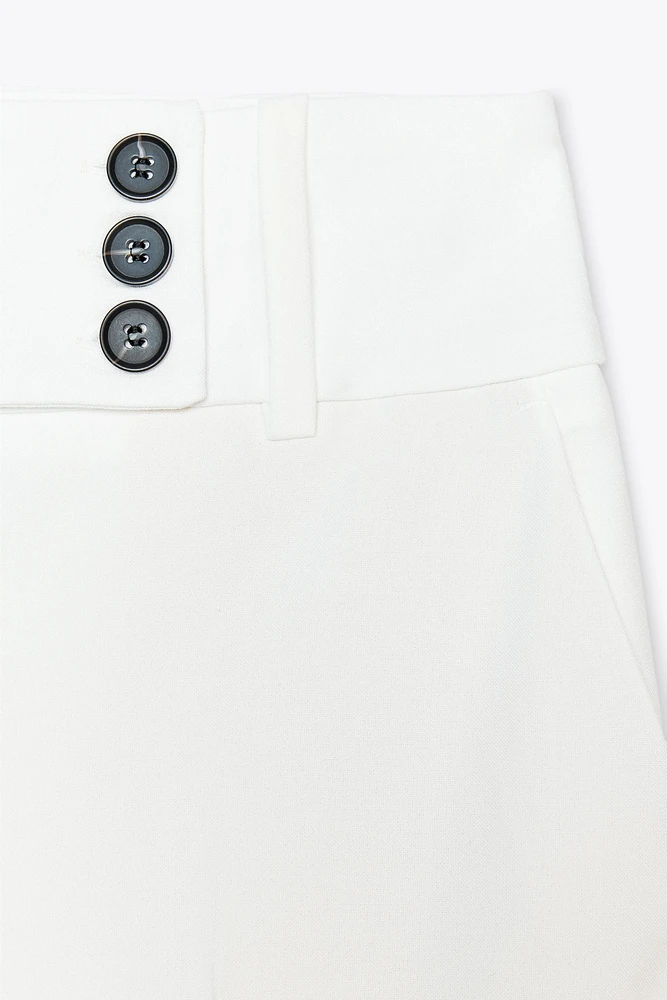 PANTALON LARGE TAILLE CROISÉE