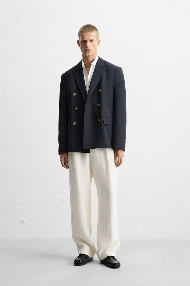 DOUBLE BREASTED BLAZER