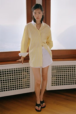 OVERSIZED POPLIN SHIRT