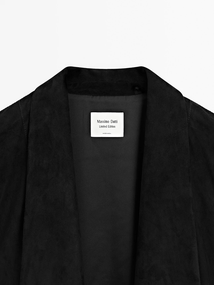 Short suede leather jacket - Limited Edition