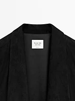 Short suede leather jacket - Limited Edition