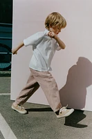 TEXTURED POLO SHIRT