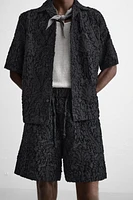 GEOMETRIC JACQUARD SHORTS