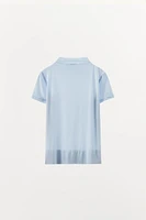 TOP COL MONTANT AVEC POLYAMIDE