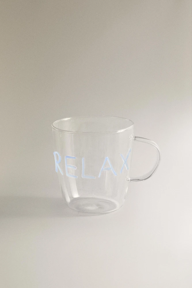 TASSE BOROSILICATE INSCRIPTION