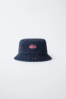 OXFORD PATCH BUCKET HAT