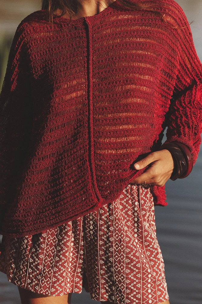 LACE KNIT SWEATER