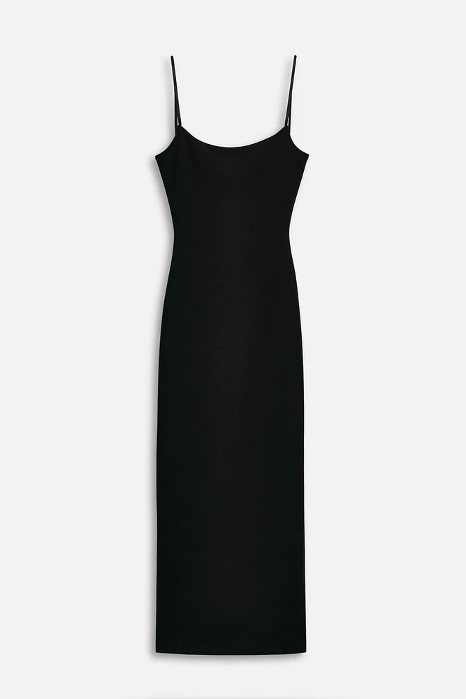 ROBE MI-LONGUE À BRETELLES 50E ANNIVERSAIRE