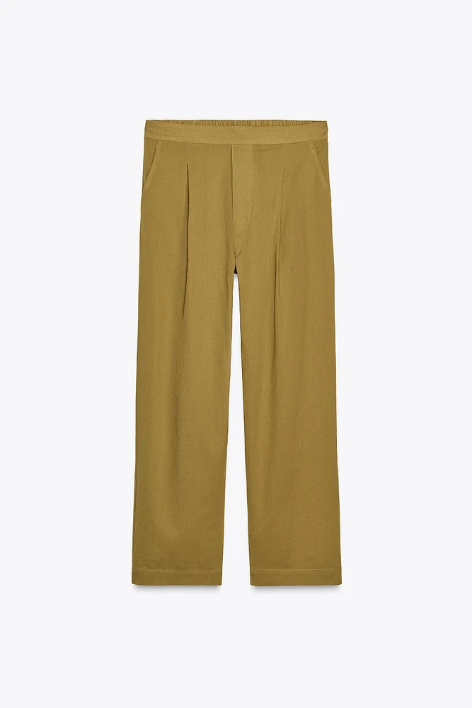 PANTALON À PINCES COLLECTION ZW