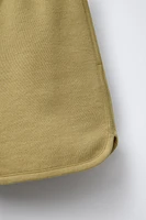 PLUSH PIPED SHORTS