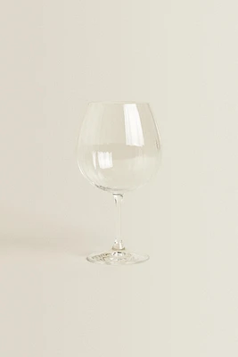 VERRE À VIN CRISTALLIN RELIEF