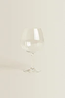 VERRE À VIN CRISTALLIN RELIEF