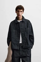 POCKET DENIM OVERSHIRT