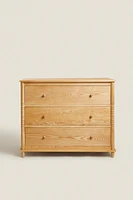 WOODEN CHEST OF DRAWERS