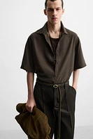 RELAXED FIT FLOWY SHIRT