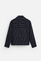 STRIPED JACQUARD JACKET