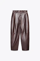 ZW COLLECTION LIMITED EDITION 100% LEATHER BALLOON PANTS