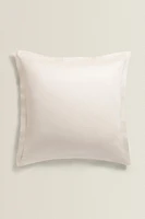 (300 THREAD COUNT) SATEEN PILLOWCASE WITH TRIM