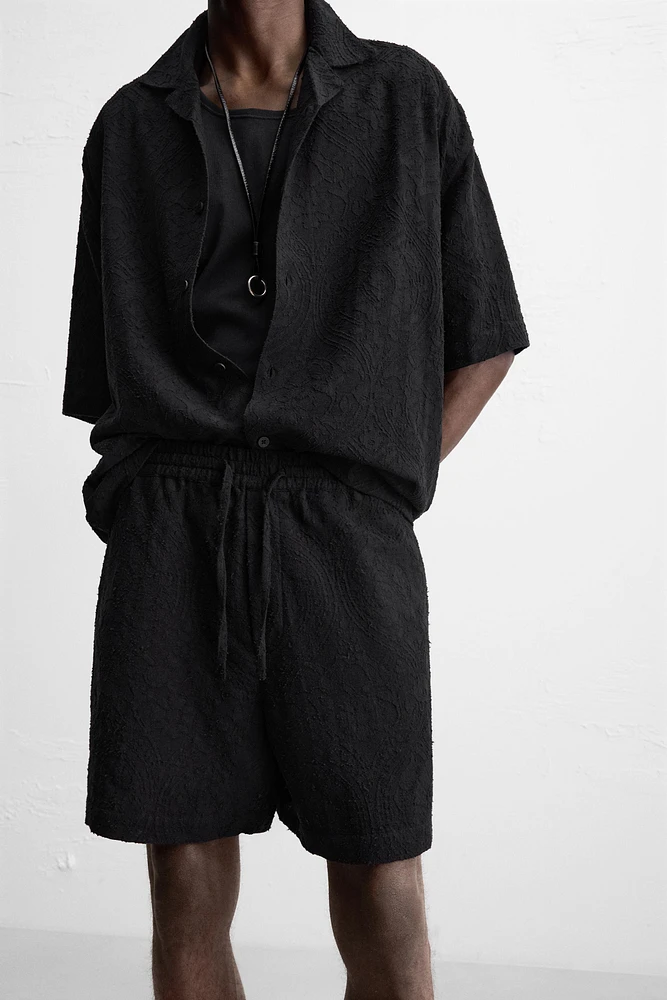 BERMUDA RELAXED FIT JACQUARD