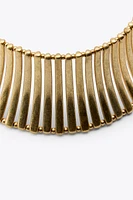 COLLIER CHOKER PIÈCES MÉTALLIQUES