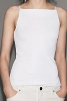 T-SHIRT RIB BRETELLES POLYAMIDE