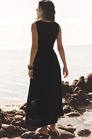 ROBE MIDI EN LIN