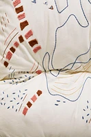 SURMATELAS COTON MOTIFS BRODÉS