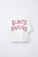 GINGHAM CHECK PATCH T-SHIRT