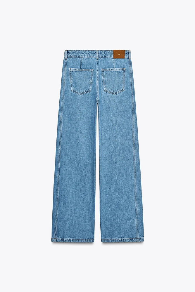 Z1975 HIGH RISE STRAIGHT FRONT SEAM JEANS