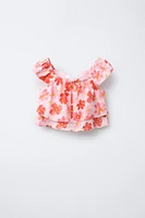 TOP IMPRIMÉ FLEURS