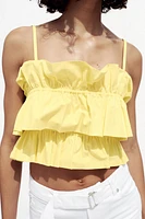 POPLIN CROP TOP