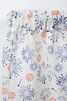 9-18 MOIS/ ENSEMBLE IMPRIMÉ KIMONO ET BERMUDA