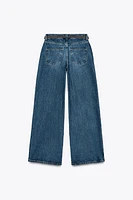 Z1975 WIDE LEG CHAIN BELT JEANS