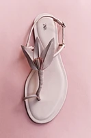 FLAT SANDALS WITH FLOWER