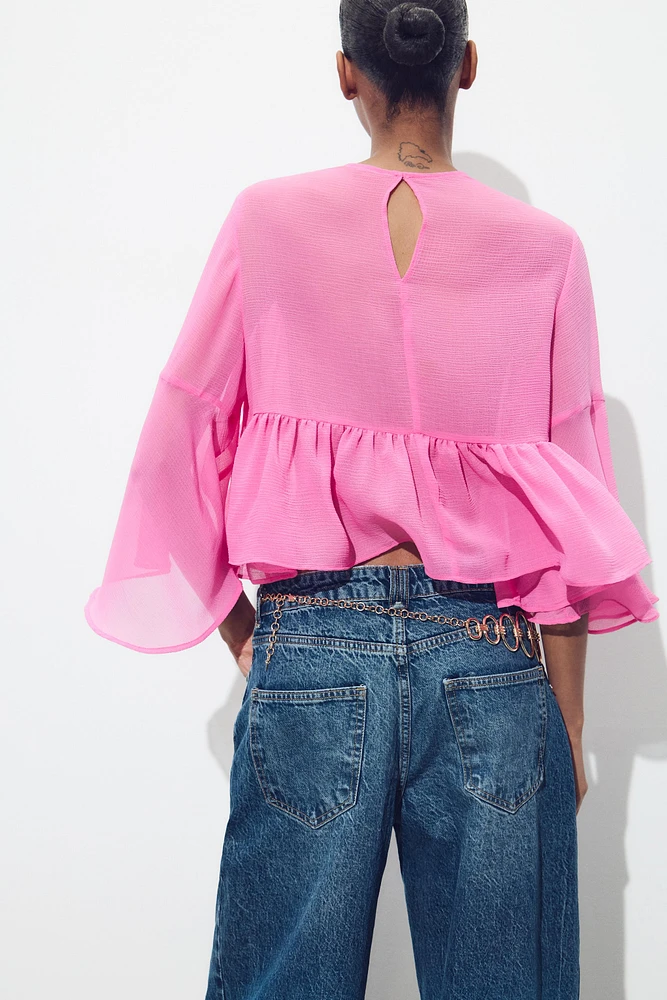 RUFFLED BLOUSE