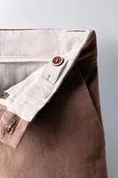 6-10 YEARS/ LIMITED EDITION LINEN BLEND BERMUDA SHORTS