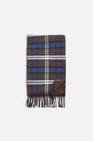 PLAID COMBINATION SCARF