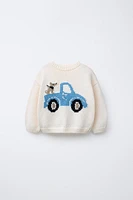 CAR KNIT SWEATER