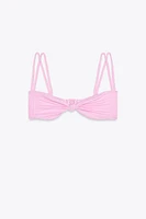 DOUBLE BRAIDED STRAP BIKINI TOP