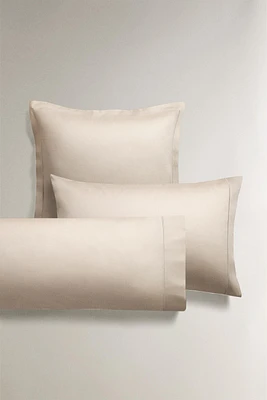 (300 THREAD COUNT) SATEEN PILLOWCASE WITH TRIM