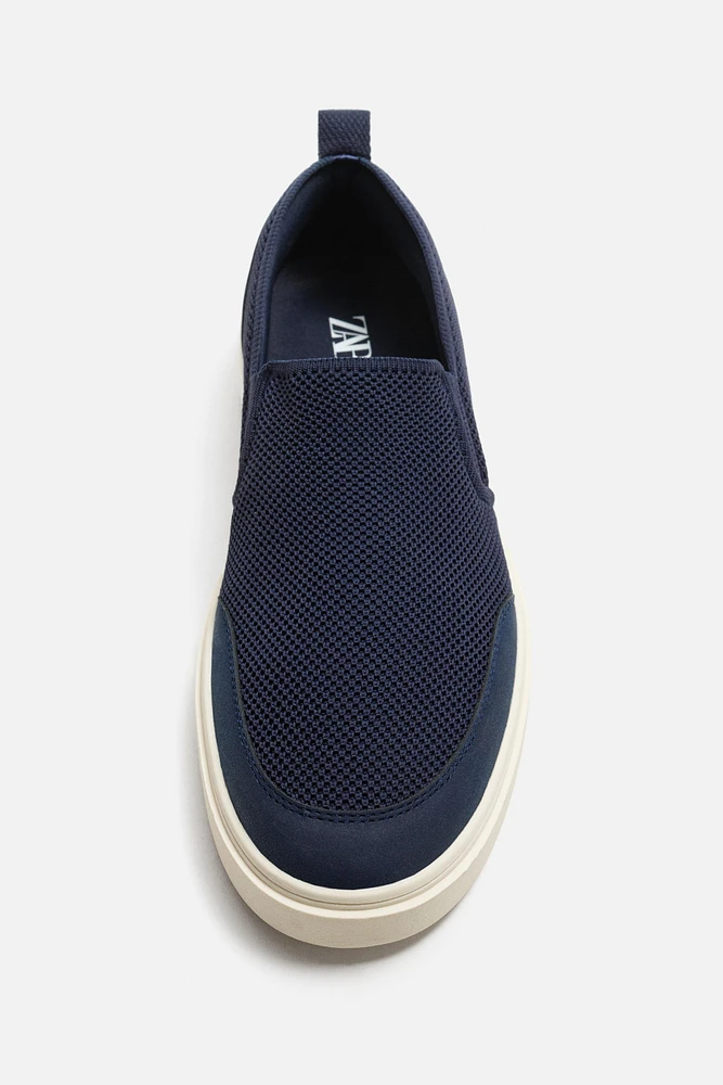 KNIT FABRIC SNEAKERS
