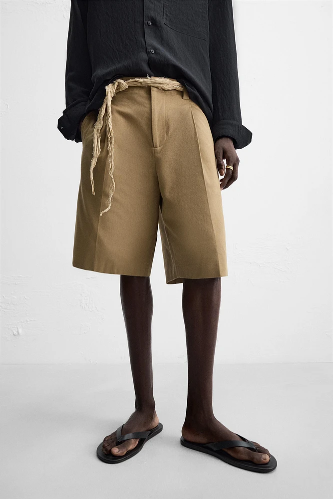BERMUDA RELAXED FIT PLIS