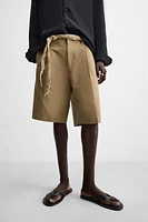 BERMUDA RELAXED FIT PLIS