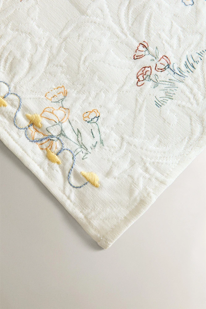 LOT SERVIETTES DE TABLE COTON TOILE DE JOUY (LOT DE 2)
